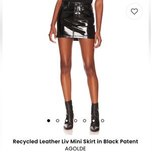 Agolde recycled Liv mini skirt